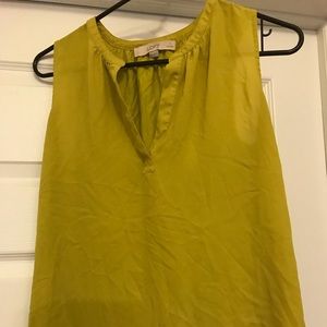 Mustard colored blouse